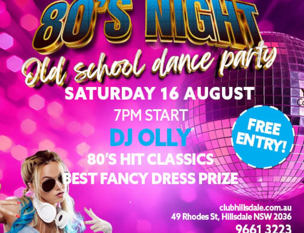 80’s Dance Party!