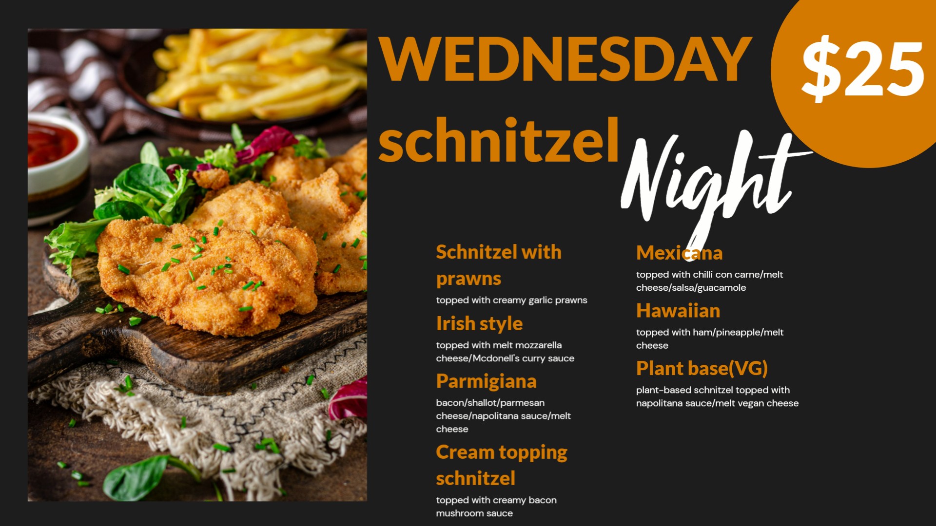 Club Hillsdale Leelicious Bistro Specials