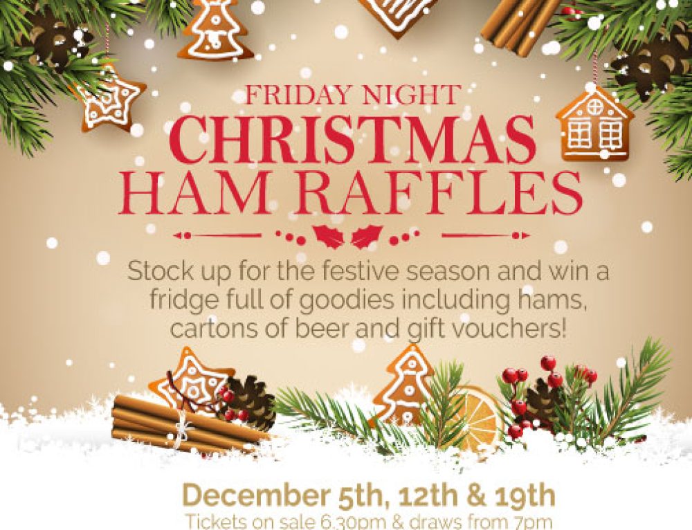 Christmas Ham Raffles