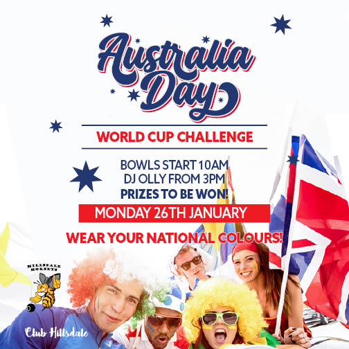 Australia Day celebrations at Club Hillsdale with DJ Olly